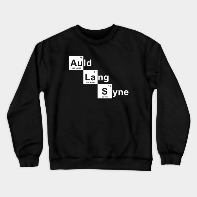 New Year 2024 Auld Lang Syne New Year Scientific Element Meme Crewneck Sweatshirt by BoggsNicolas